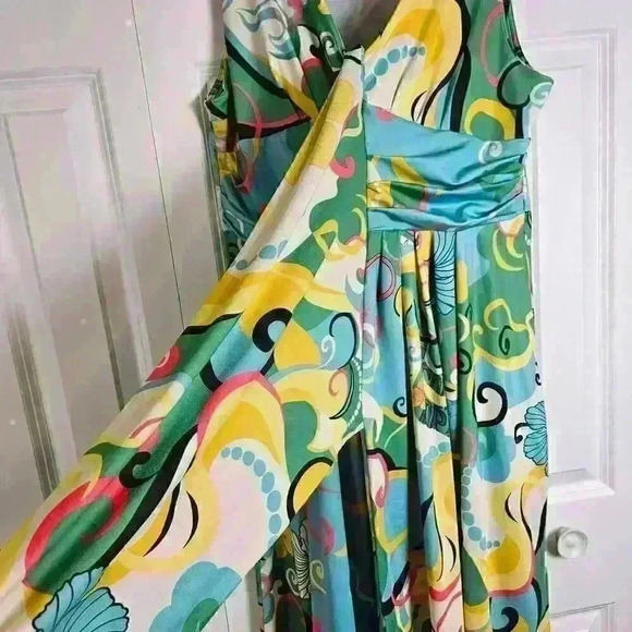 Isle West Coast Pop Art Experimental Women's Large Dress - Picture 4 of 9